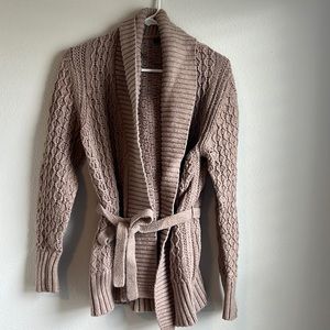 Chunky knit cardigan